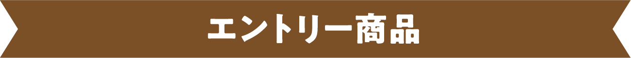 エントリー商品